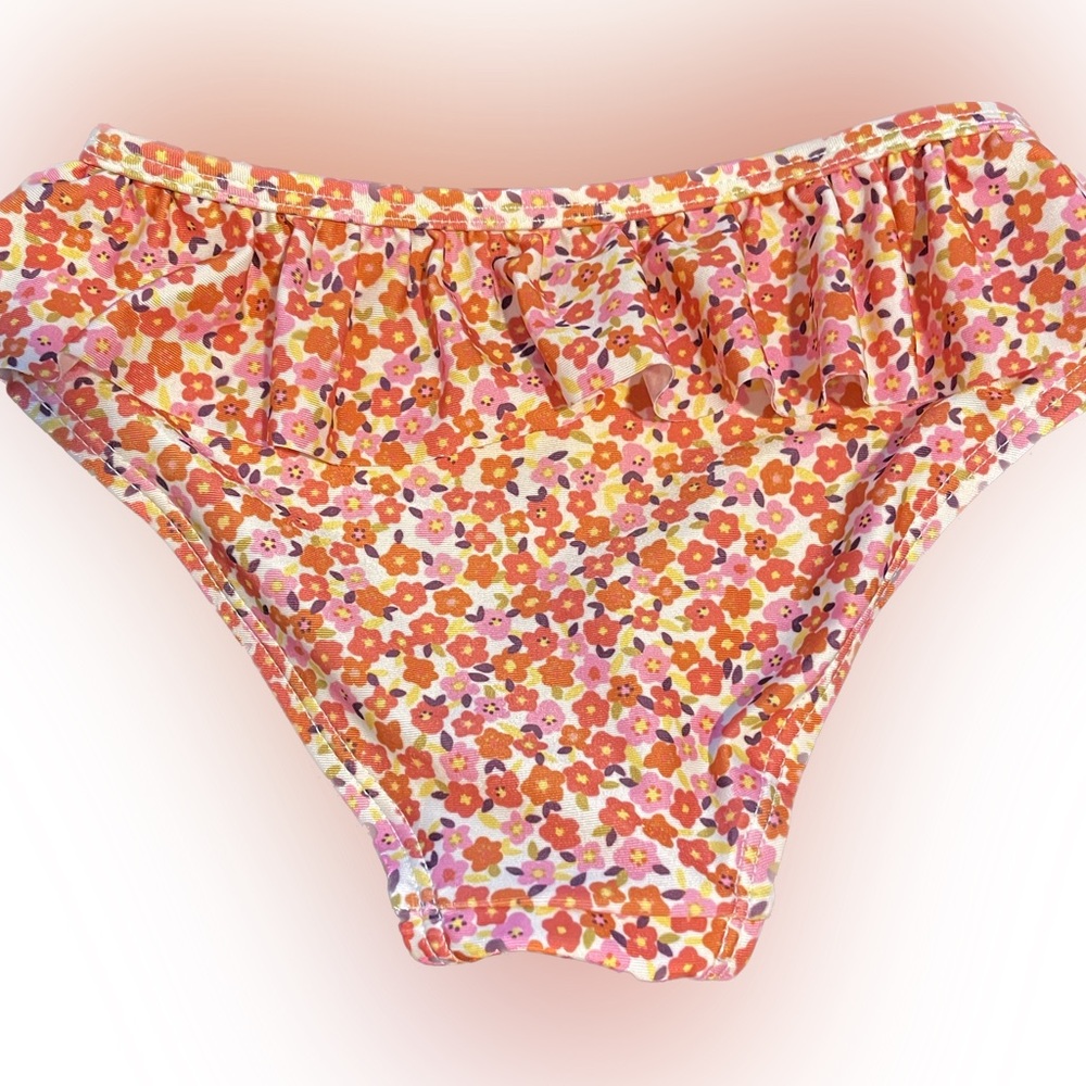 Tea Collection Girls Ruffled Bikini Bottom- Wildflowers